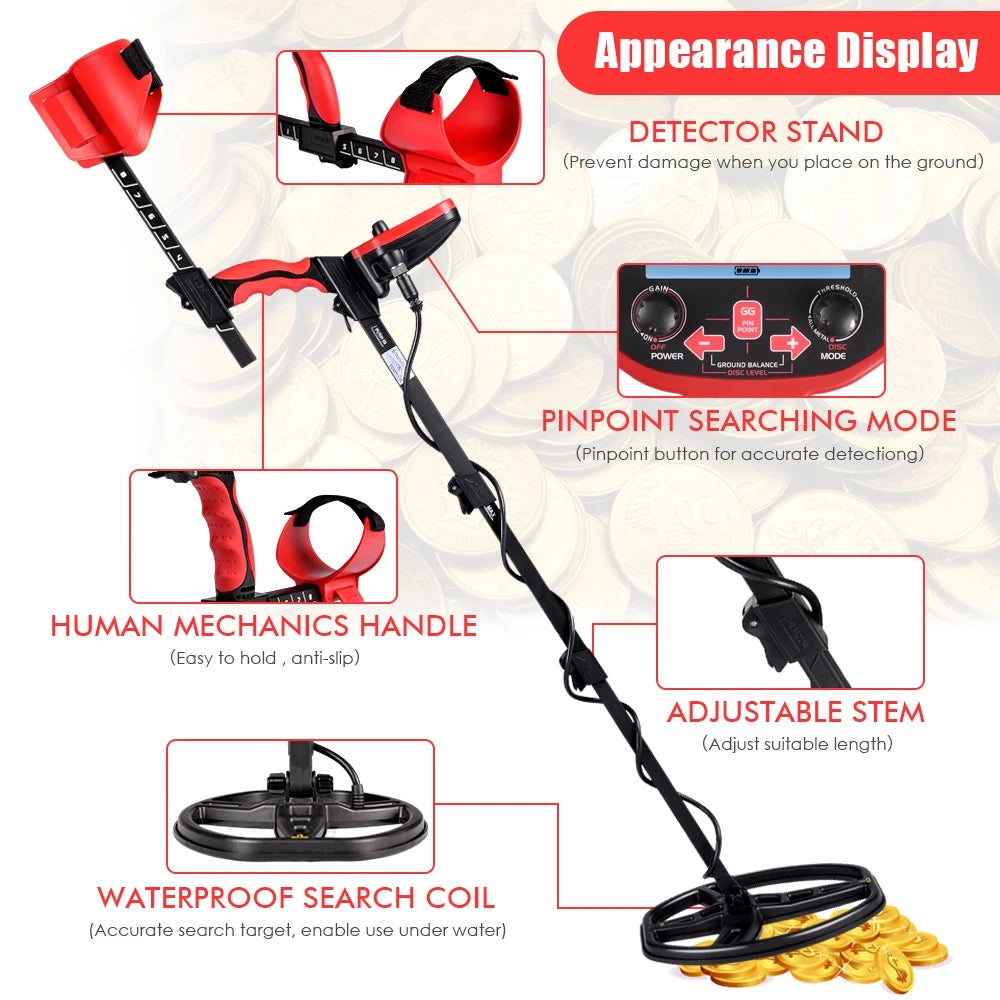 TIANXUN TX-850L Metal Detector Professional Underground Depth Metal Detector Gold Treasure Hunter