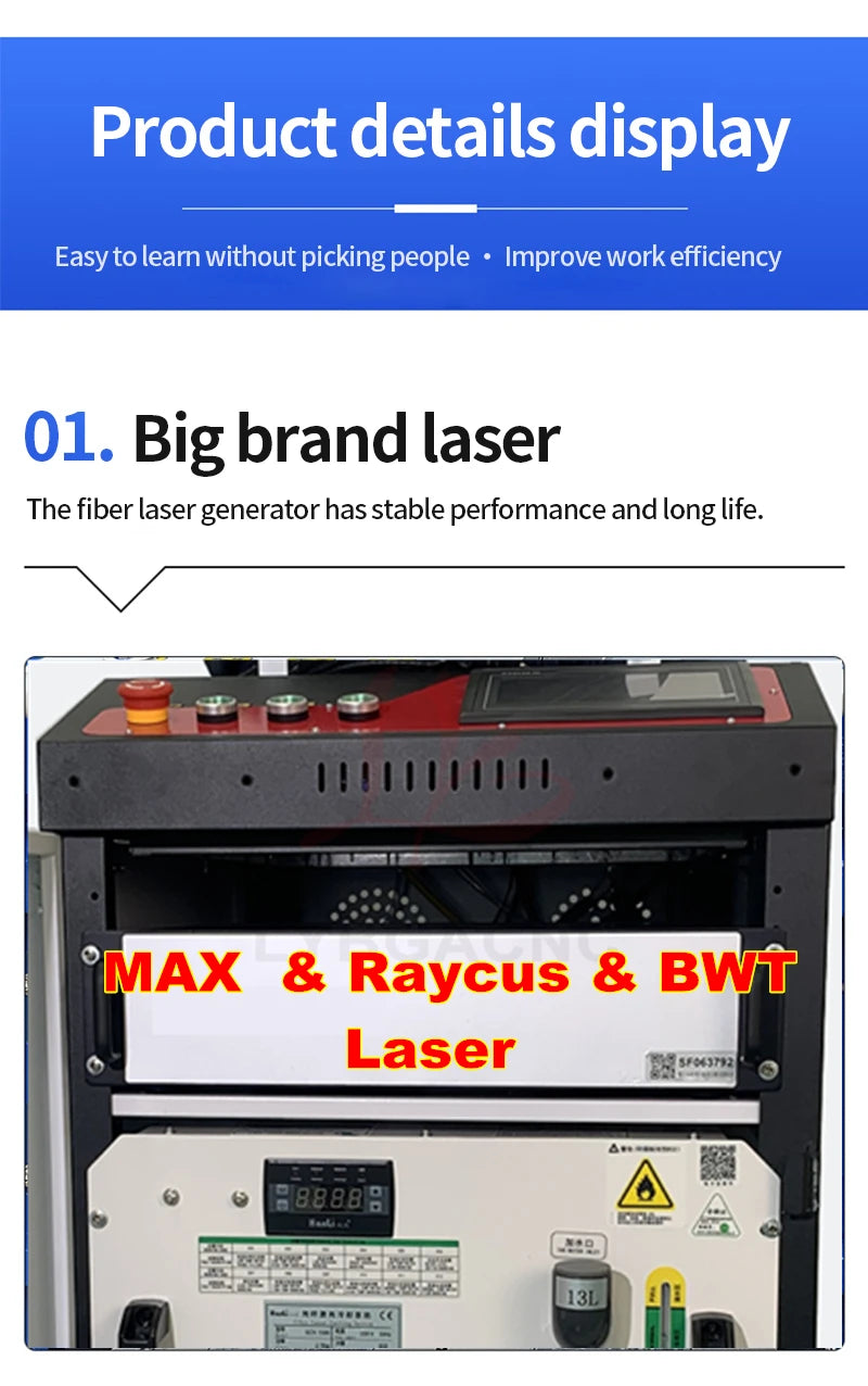 Raycus MAX 1500W 2200W 3000W Laser Welding Handheld Laser Welder Fiber Laser Machine 5 in 1