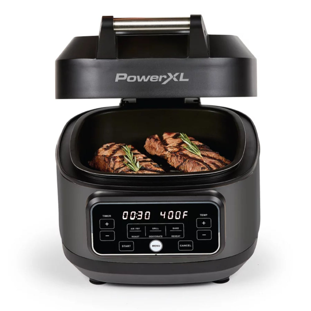 POWER XL Grill Air Fryer Home, Black, 5.5 Quart Friteuse