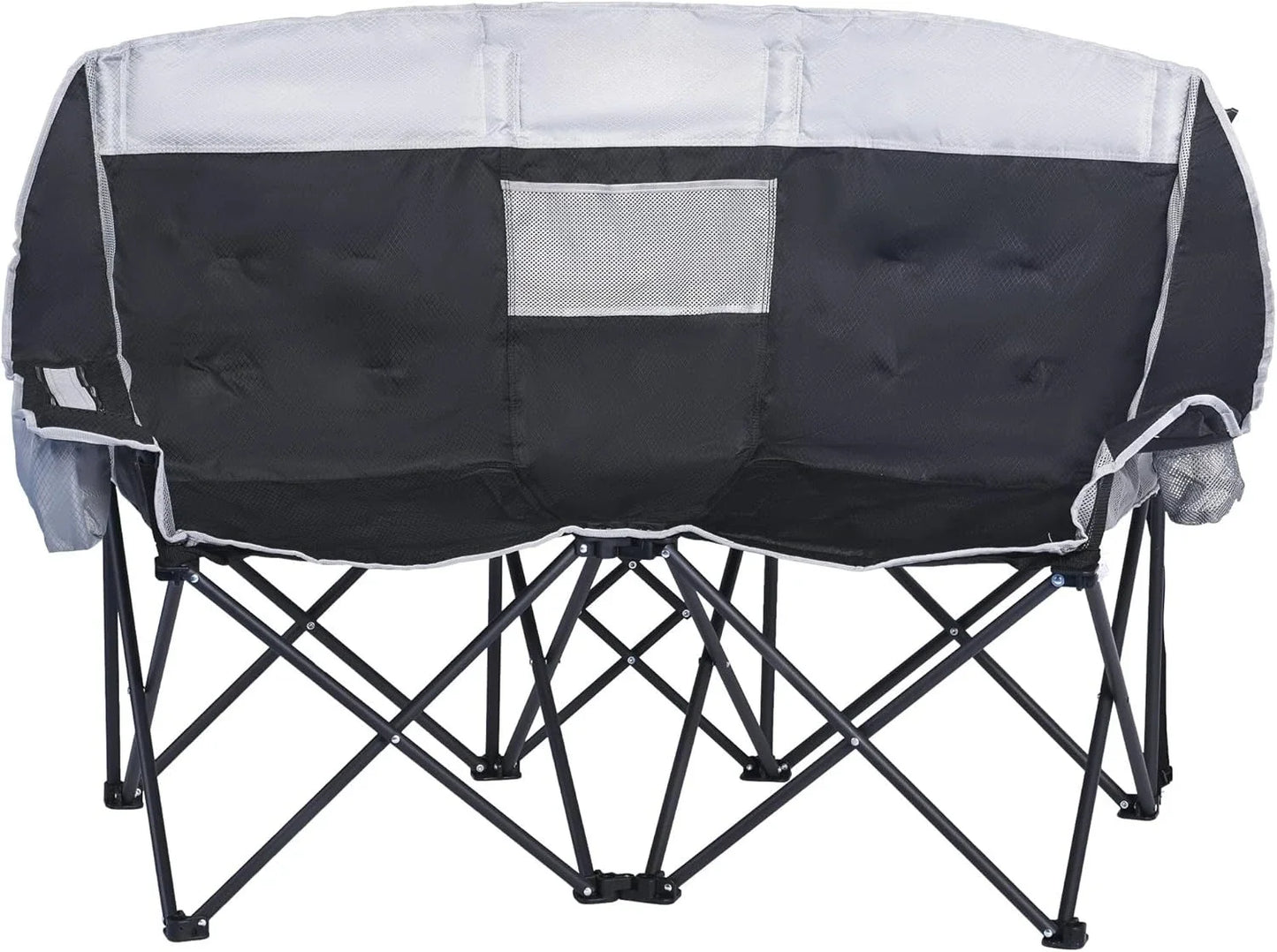 Folding Double Camping Chair, Oversized Loveseat Chair, Heavy Duty Portable/Foldable Lawn Chair