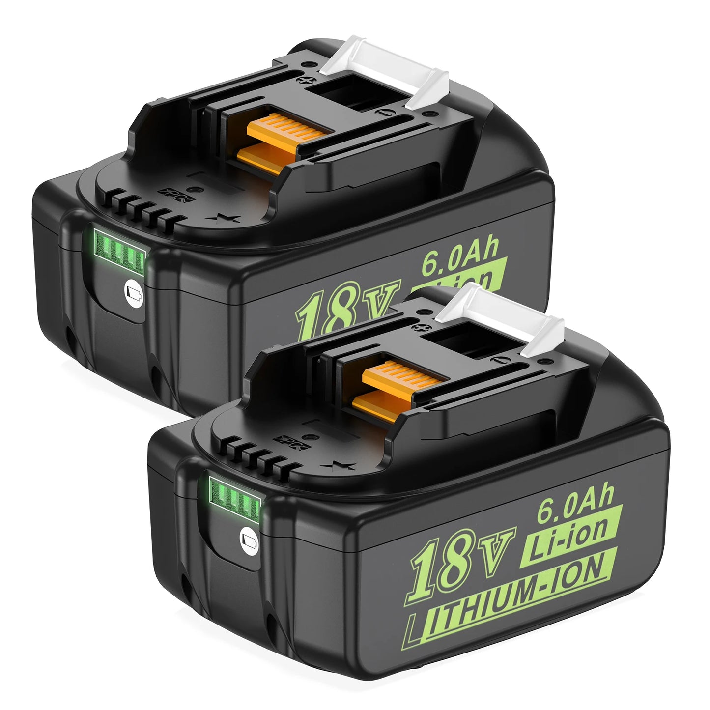 Dreamdash/Makita 18V Battery 6Ah Rechargeable Power Tools Battery 18V LED Li-ion BL1860B BL1830