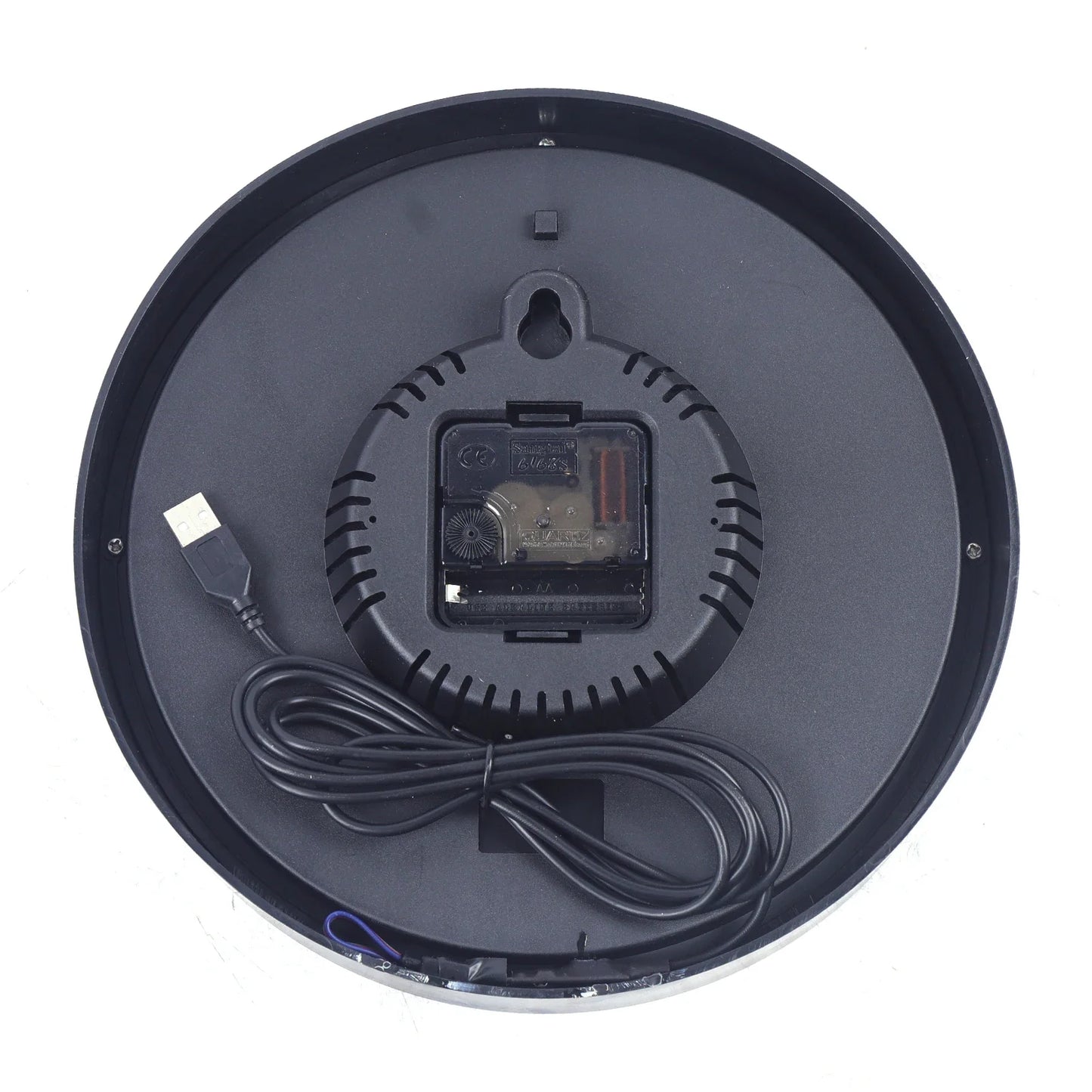 LED Indoor Outdoor Wall Clock Remote Control Luminous Wall Clock Night Lighting 12/24 Hour Display