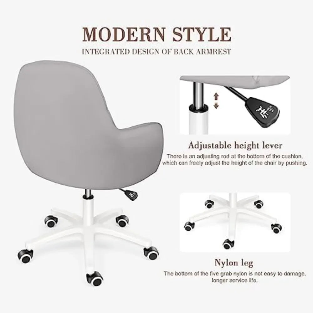 Office Chair, Home Computer Chair, Adjustable. Task Modern Office Chair, Makeup Chair 362°