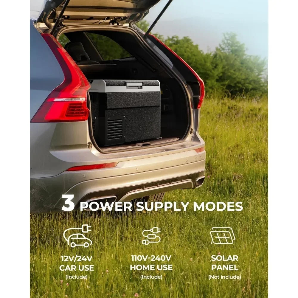 Bestseller12 Volt Refrigerator, 53 QT, Fridge/Freezer 12V/24V DC 100~240V AC, -4℉~68℉, APP Contr