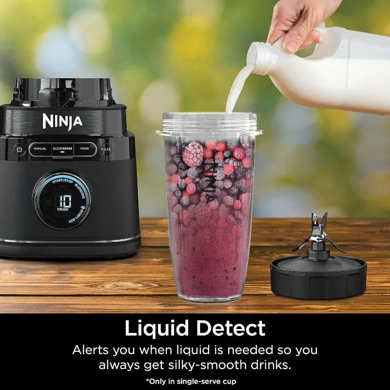 Ninja TB201 Detect Power Blender Pro, BlendSense Technology/1800 Peak Watts, 72 oz. Pitcher,Blender