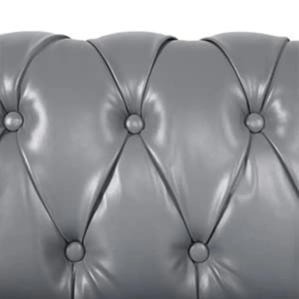 2024 New Large Sofa, Modern 3 Seater Couch Furniture, Sofa Classic Tufted Settee Sofa Tufted Back