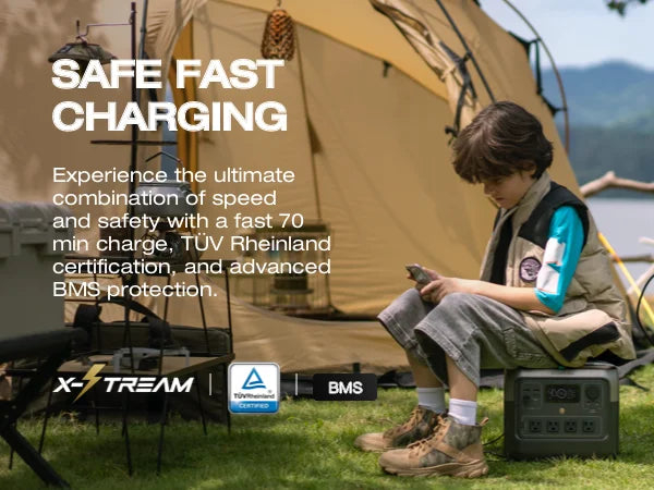 ECOFLOW Portable Power Station RIVER 2 Pro 700, 716Wh LiFePO4 Battery, 4x800W AC Outlets, Solar