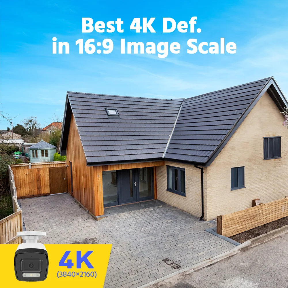 ANNKE 8CH 8MP Ultra HD PoE Network Video Security 4K H.265 Surveillance NVR 4x8MP HD IP67 POE CCTV