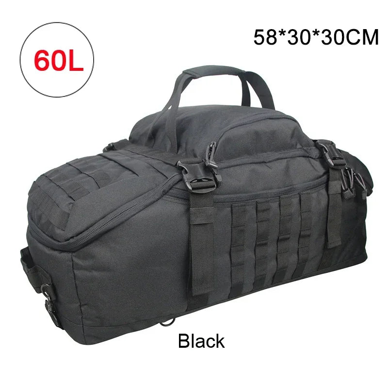 40L 60L 80L Molle Tactical Backpack Large Duffle Bags for Camping Hunting Fishing