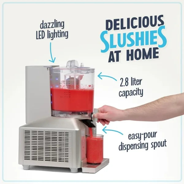 Nostalgia Professional Frozen Slush Machine 2.8 Liter Blender, Premium Quality Smoothies