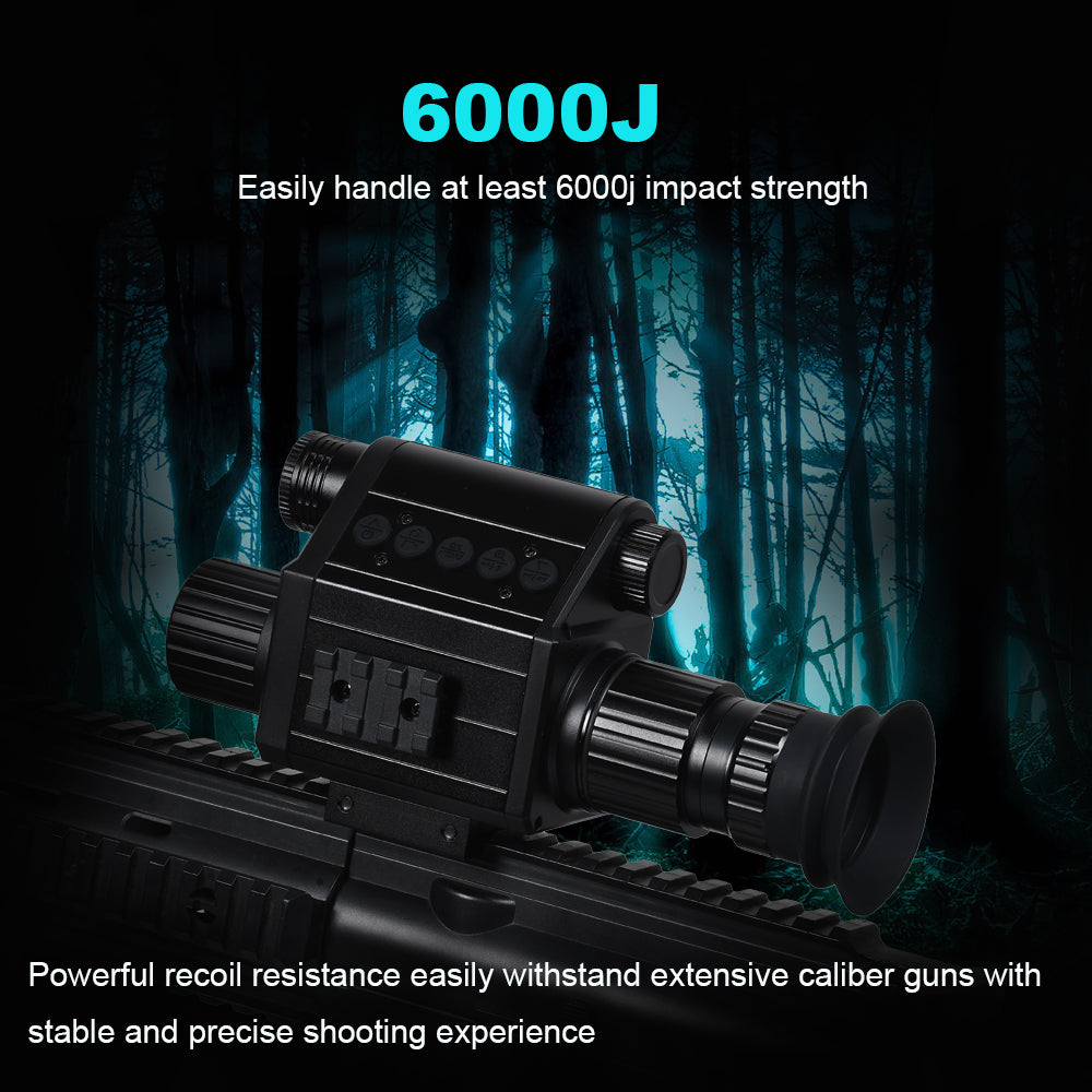 Digital Night Vision Riflescope 940nm IR Scope Sight Monocular 5X Zoom HD 1080P Video Photo 300m