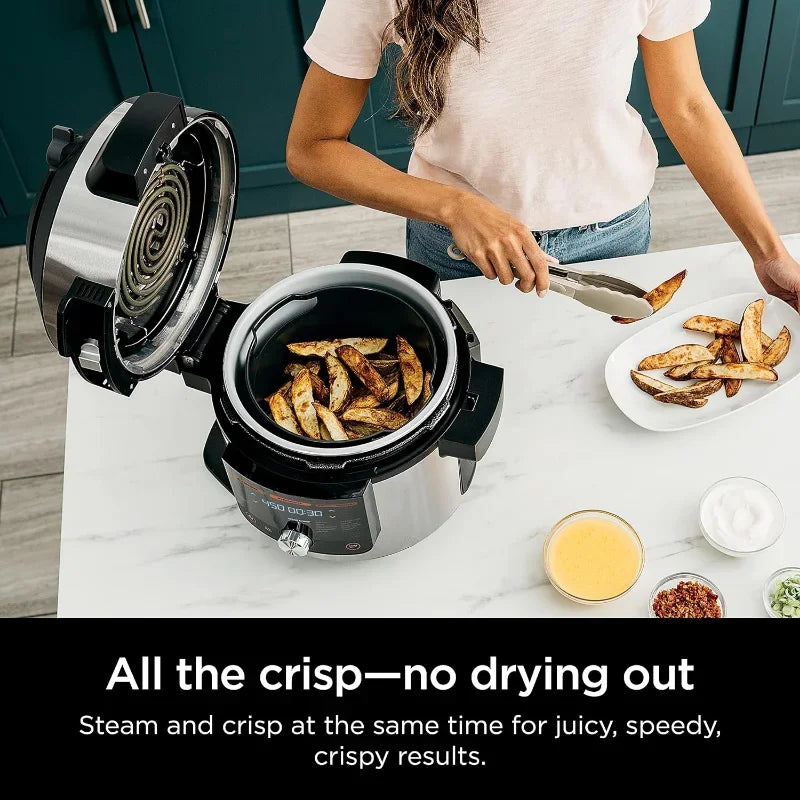 Ninja OL501 Foodi 6.5 Qt. 14-in-1 Pressure Cooker Steam Fryer with SmartLid, that Air Fries - My Store