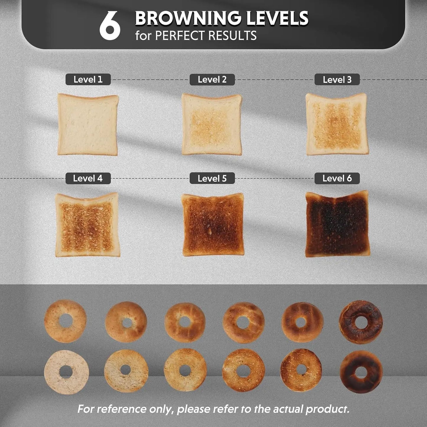 DT440 4 Slice Toaster, Stainless Steel Toaster with Extra Wide Slots for Bagels, Muffins, Lift Lever