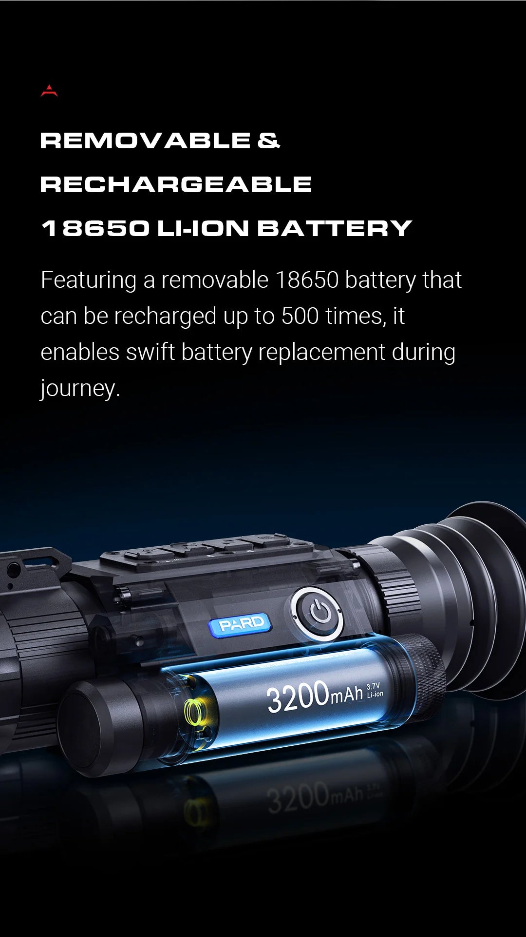 PARD Ocelot 256 Thermal Imaging Scope w/o Rangefinder 19mm lens Sensor 256*192 6000J Resistance WIFI