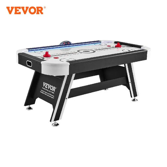 VEVOR Air Hockey Game Table LED Hockey Game with  Pucks  Pushers and Electronic Score System