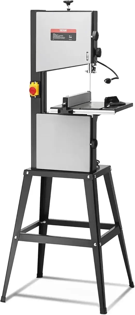10-Inch Dual-Speed 560/1100 RPM Band Saw with Metal Stand, 370W 1/2HP Motor