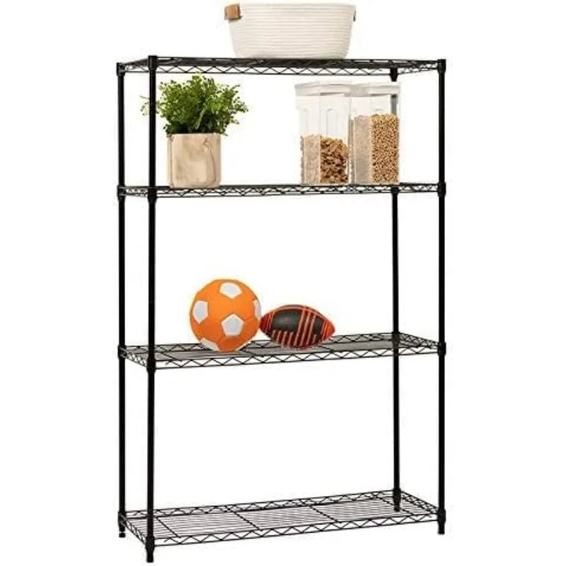 Storage Shelves 2100Lbs Capacity, 6-Shelf on Casters 48" L×18" W×72" H Commercial Wire Shelving Unit