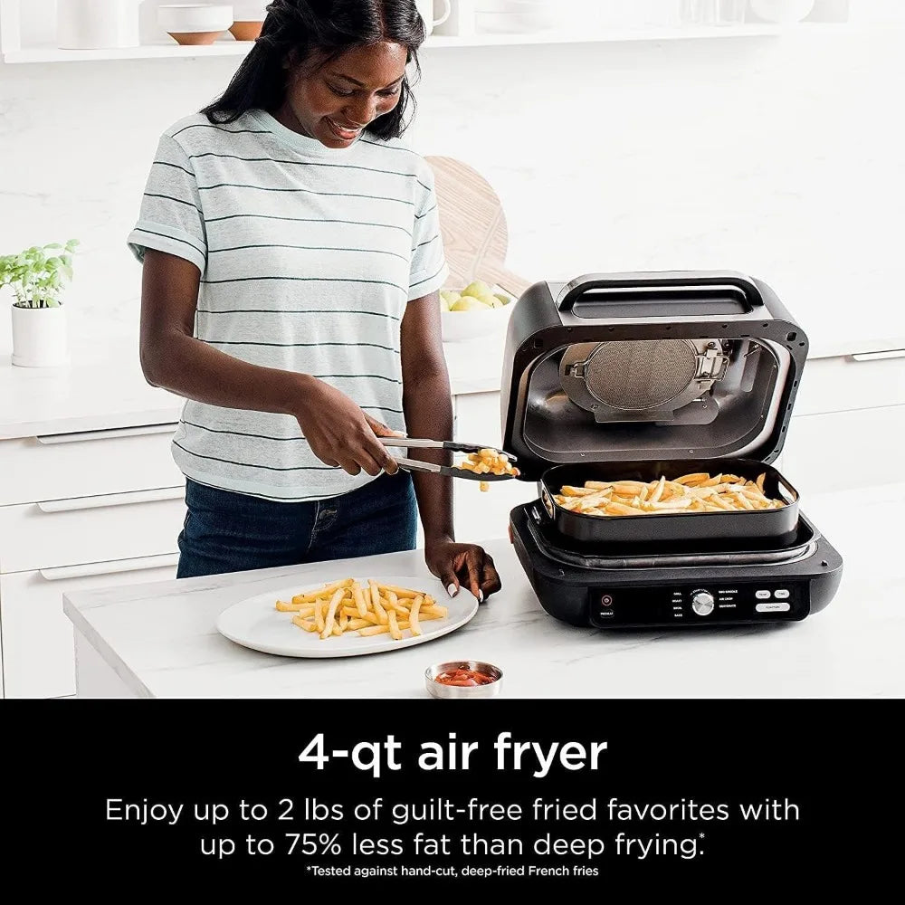 IG601 Foodi XL 7-in-1 Electric Indoor Grill /Opened or Closed, Air Fry, Dehydrate & More NINJA