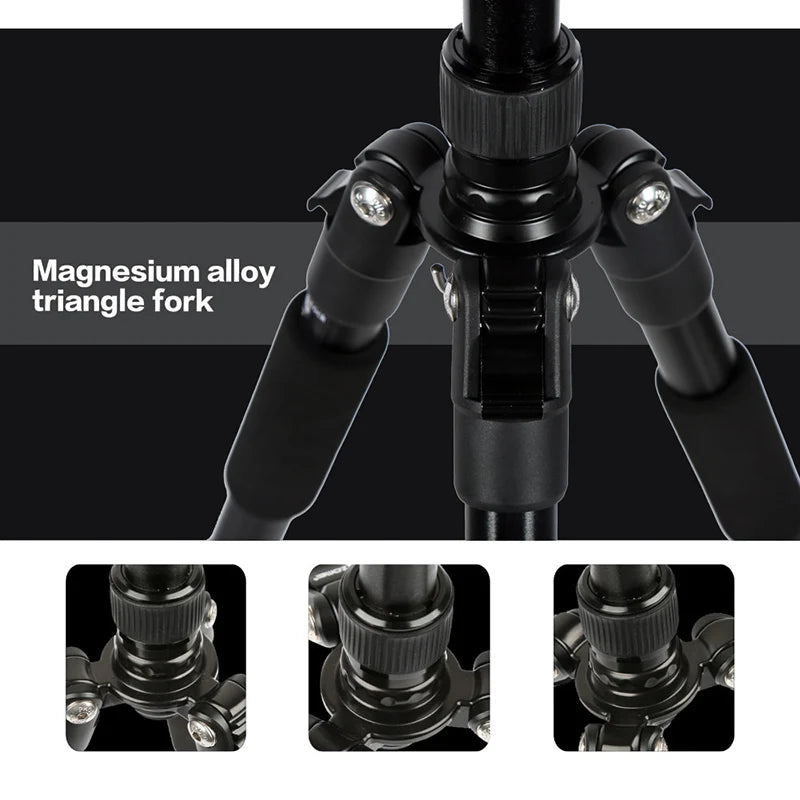 Q666 Professional Camera Tripod  Phone Stand Tripod/Travel Camera Monopod  for DSLR Smartphone