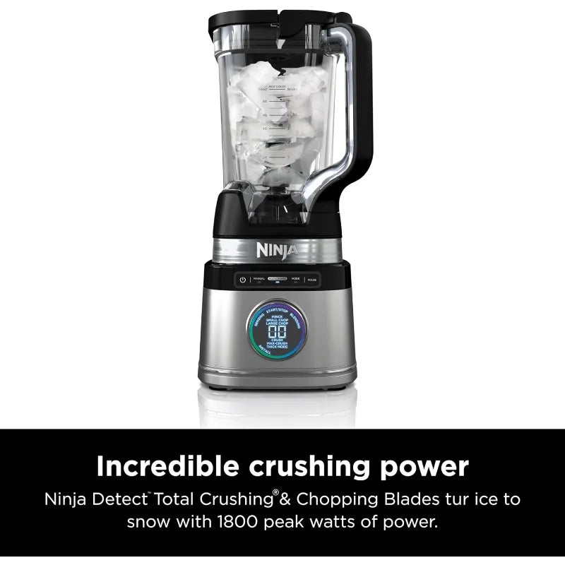 Ninja TB201 Detect Power Blender Pro, BlendSense Technology/1800 Peak Watts, 72 oz. Pitcher,Blender