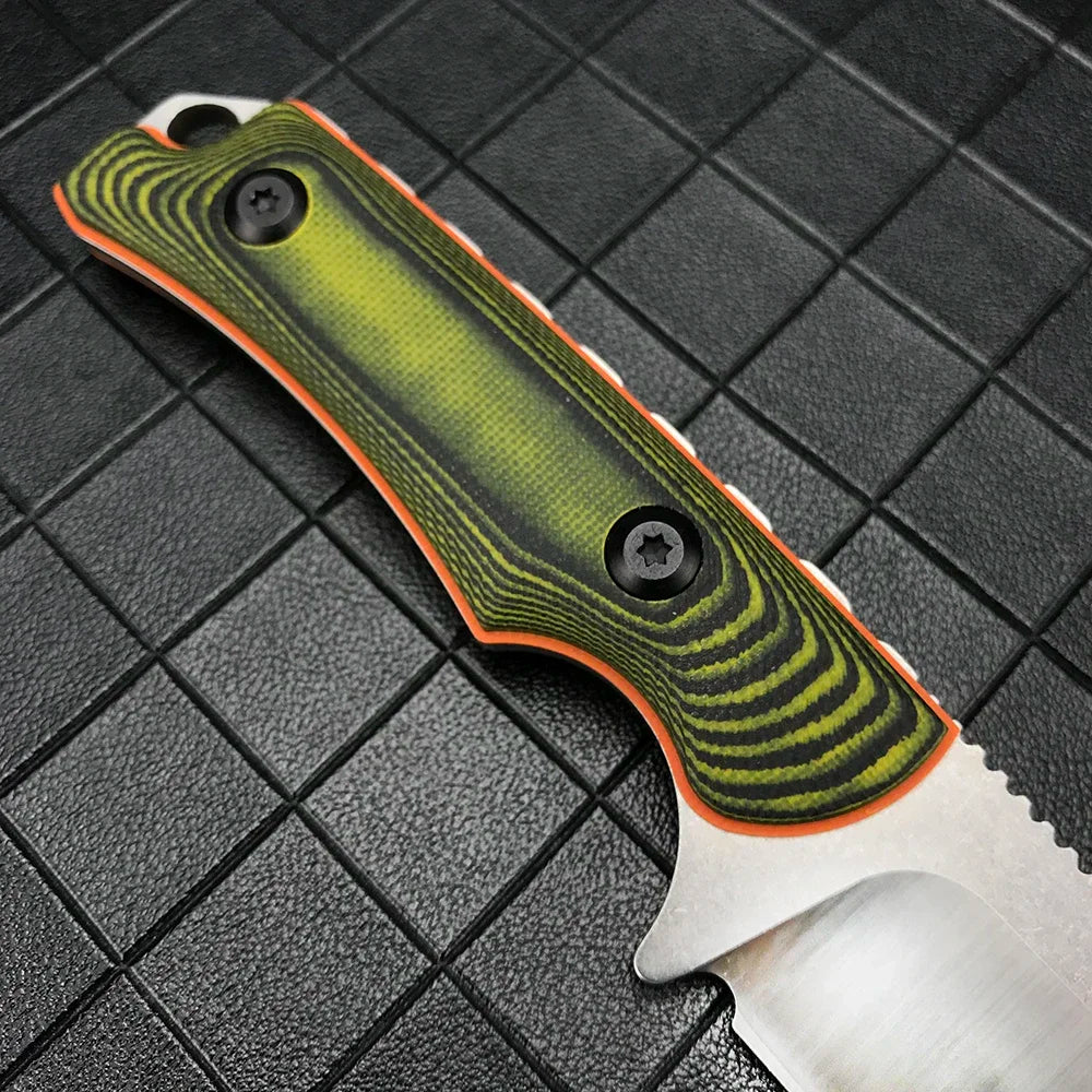 BM 15017 Self Defense Fixed Blade Hunter Knife w/Kydex Sheath G10 Handle Survival Multitools Knife