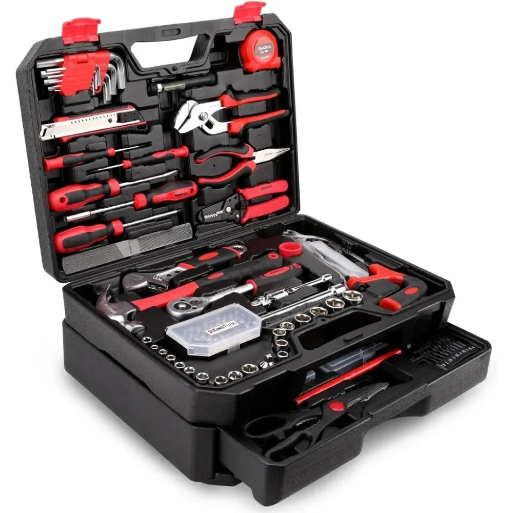 325 Piece Home Repair Tool Kit, General Home/Auto Repair Tool Set, Toolbox Storage Case