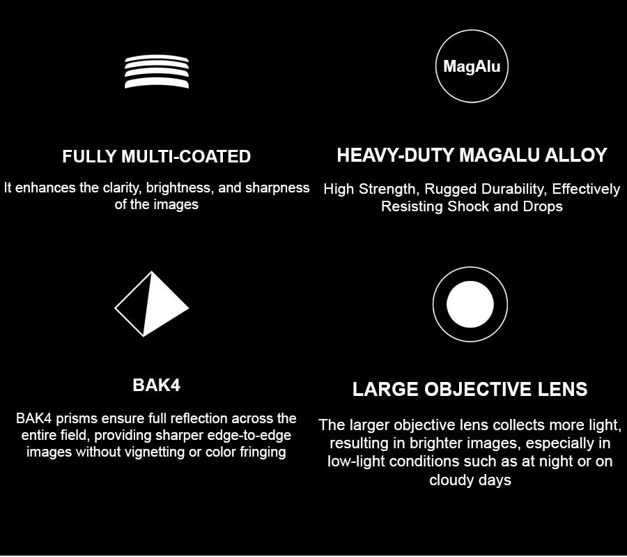 Vector Optics 10X50 Ed Monocular Maifeng Long Range Ed Telescope Bak4 Phase Correction Coated