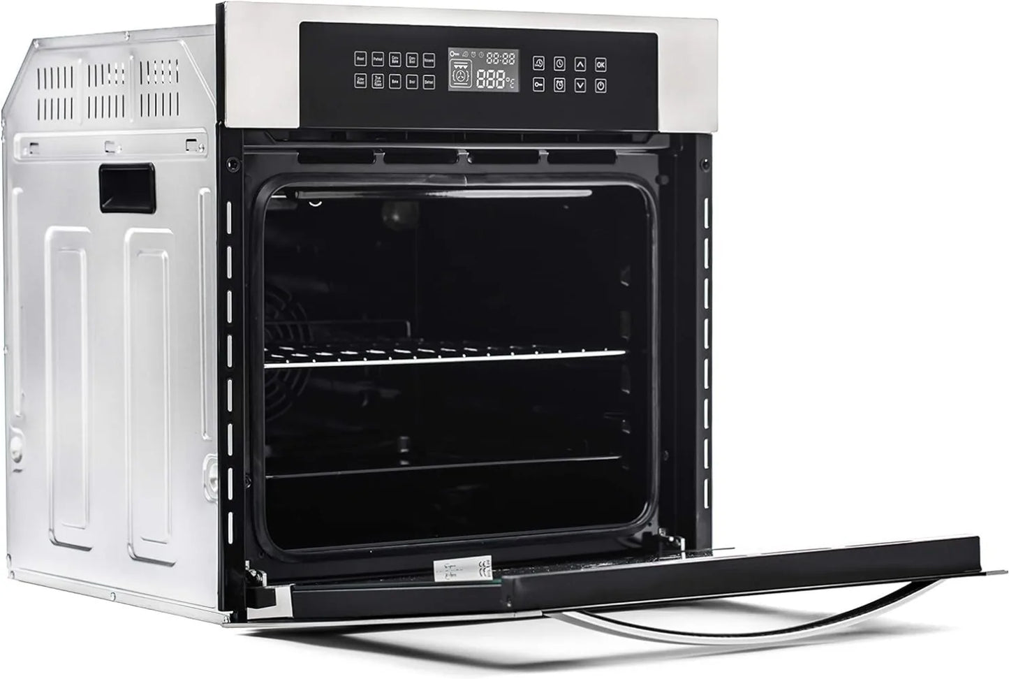 Empava 24" Electric Convection Single Wall Oven 10 Cooking Functions Deluxe 360° ROTISSERIE