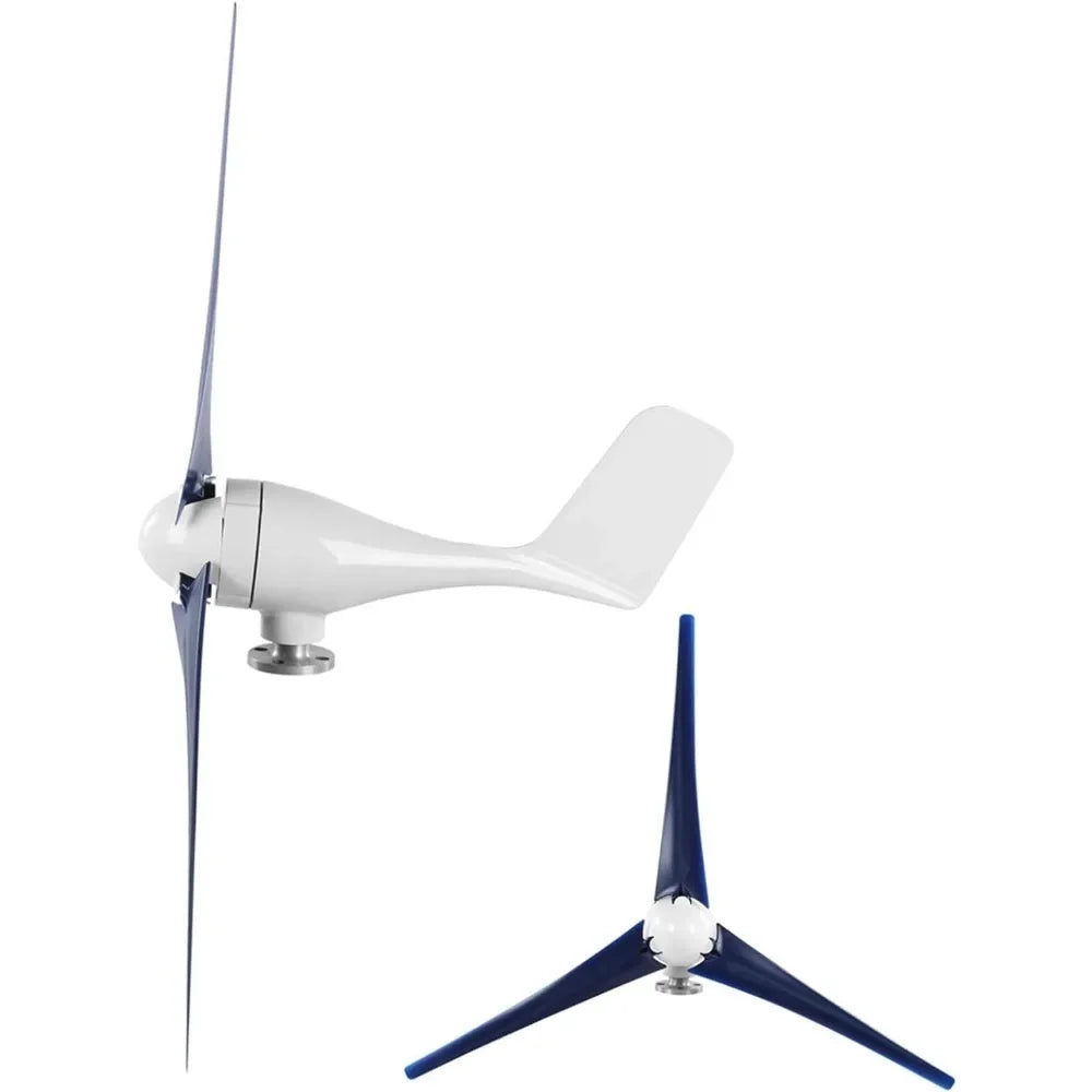 1200W Wind Generator Turbines Kit, Small 3 Blades Generator Power Parts Turbines Kit