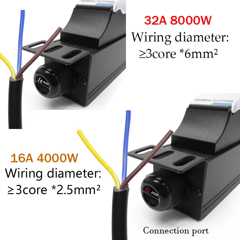 19Inch Cabinet Rack PDU Power Strip EU/US/UK C13/Universal Outlet Digital Voltmeter