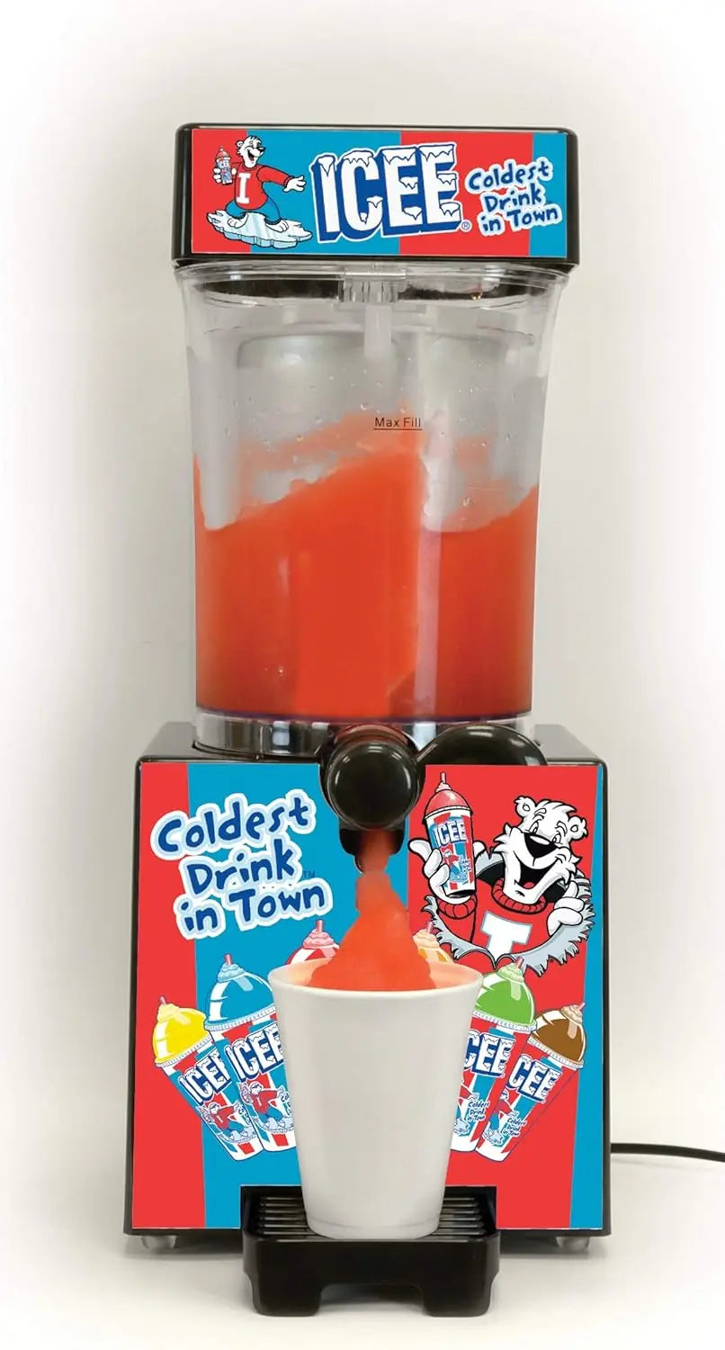 Genuine ICEE Brand Counter-Top Sized ICEE Slushie Maker - Spins Your Pre-Chilled Ingredients