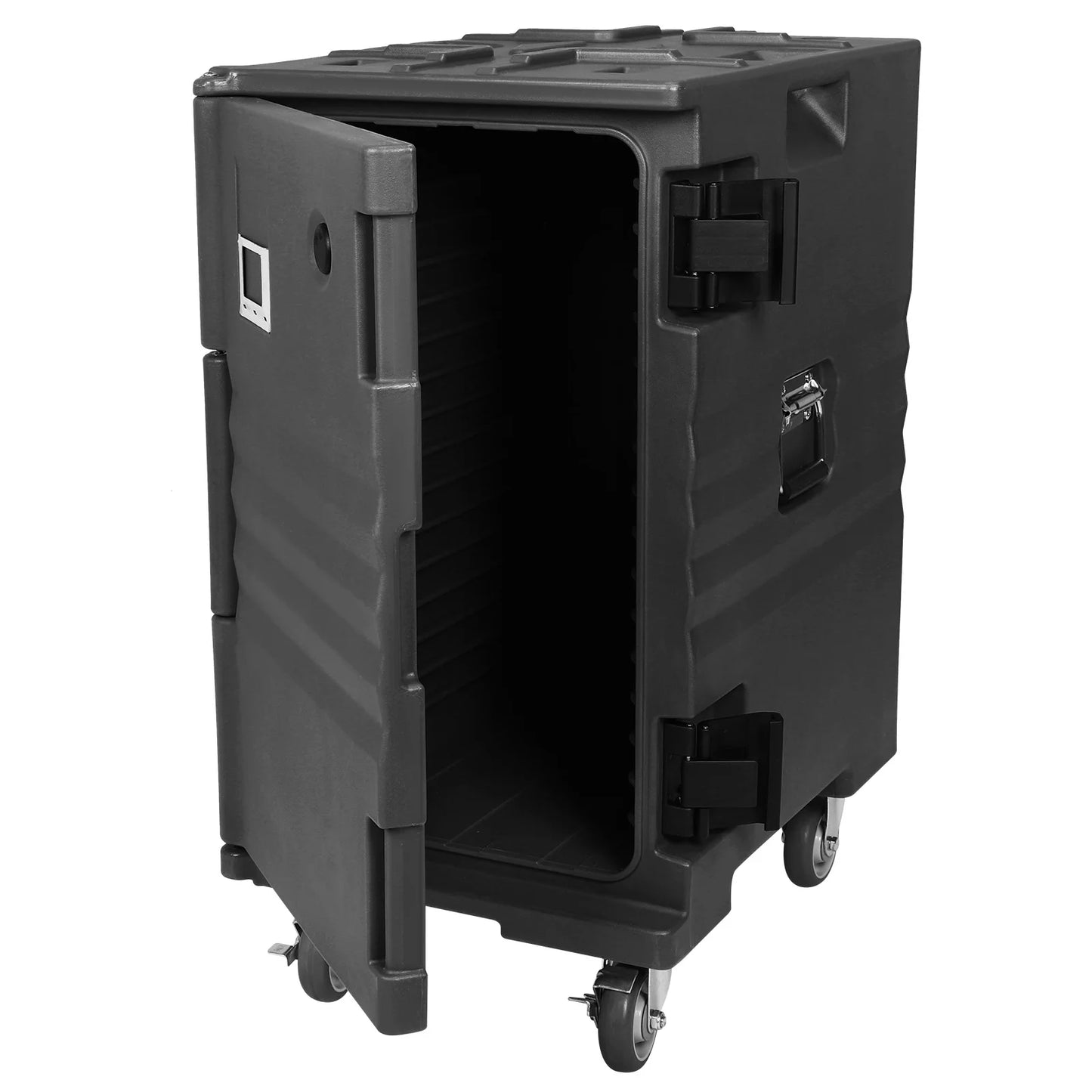 118QT Insulated Food Pan Carrier Insulated Lightweight Thermal Hot Box with Wheels W/Handles