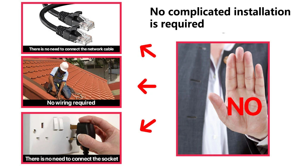 5MP HD Surveillance Solar Camera Wireless WiFi Security Battery Powered IP Camera Rechargeable ICsee