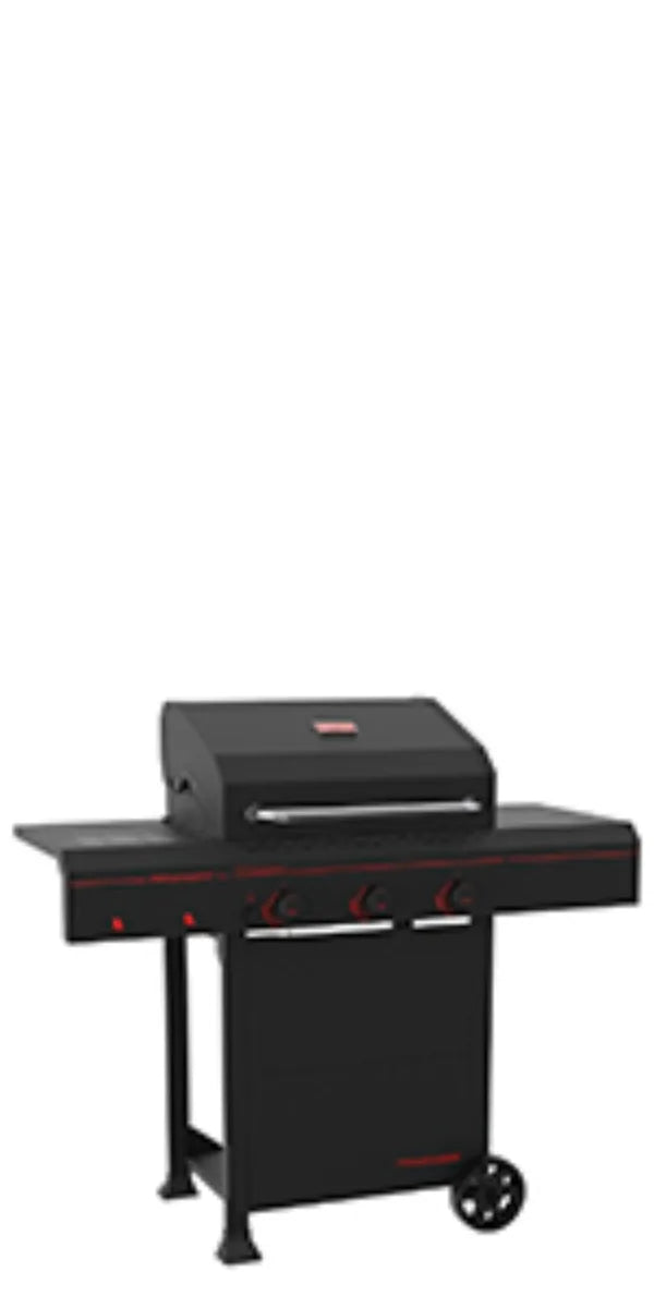 2-Burner Propane Barbecue Gas Grill w/ Foldable Side Tables