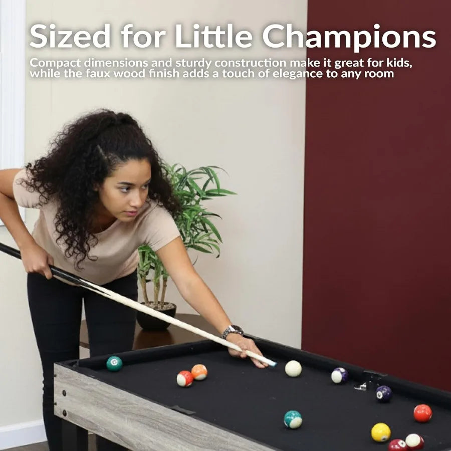 10-in-1 Table/Multi-Game w/Billiards Hockey Foosball Ping Pong Chess Checkers Backgammon Bowling