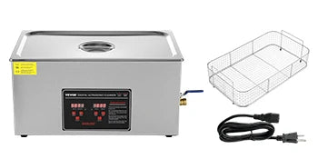 VEVOR Ultrasonic Cleaner w/ Digital Timer & Heater,Professional UltraSonic Jewelry Cleaner,Stainless