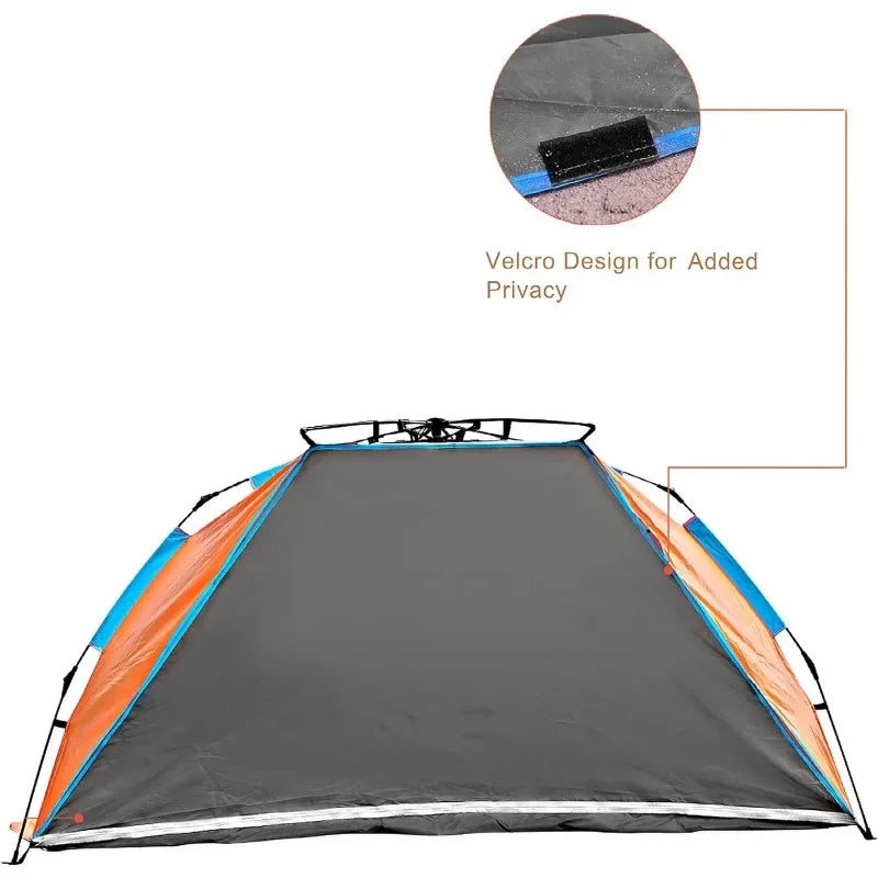 Oileus Beach tent sunshade - portable beach sunshade quick-opening tent