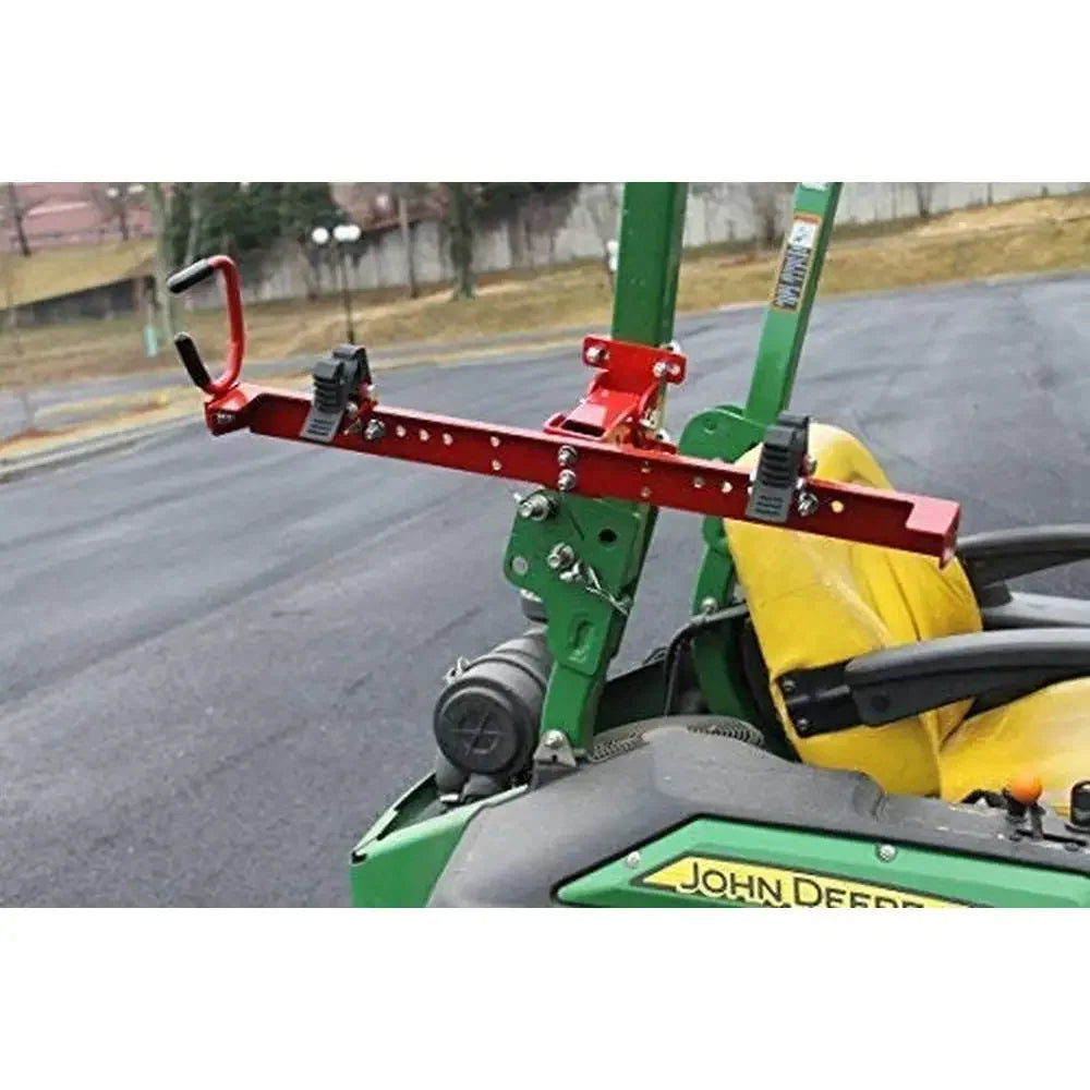 Zero Turn Lawn Mower Trimmer Rack Landscaping Alloy Steel Mount Manual Clamp Gun Lock 2" Cutting