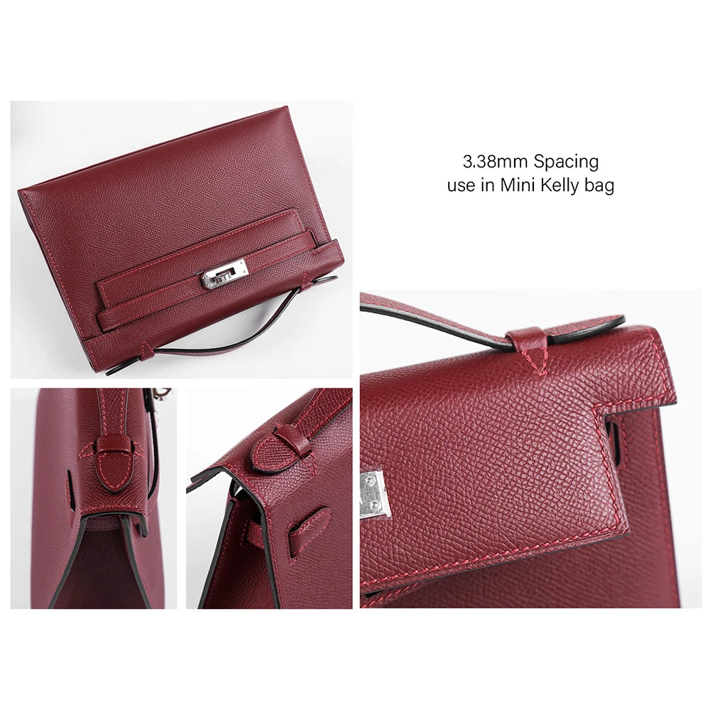 WUTA 1pc High Quality Sharp Leather Chisel French Style Pricking Iron /Polish-2.7/3.0/3.38/3.85mm