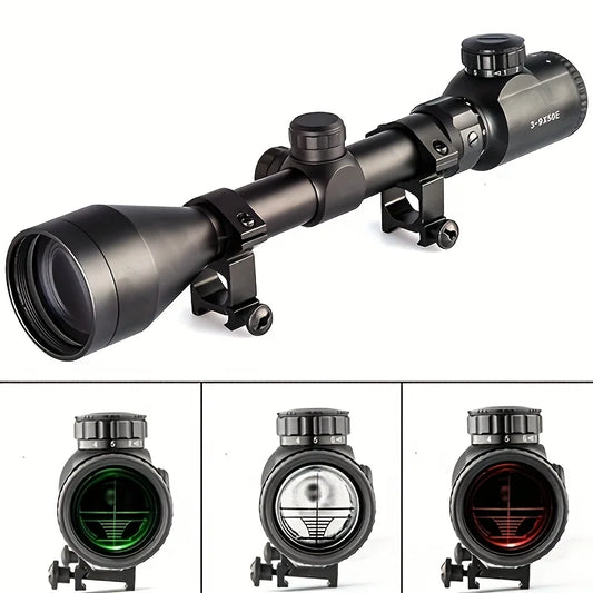 3-9X50EG Rifle Scope Mil-dot llluminated Red & Green Hunting Optical scope