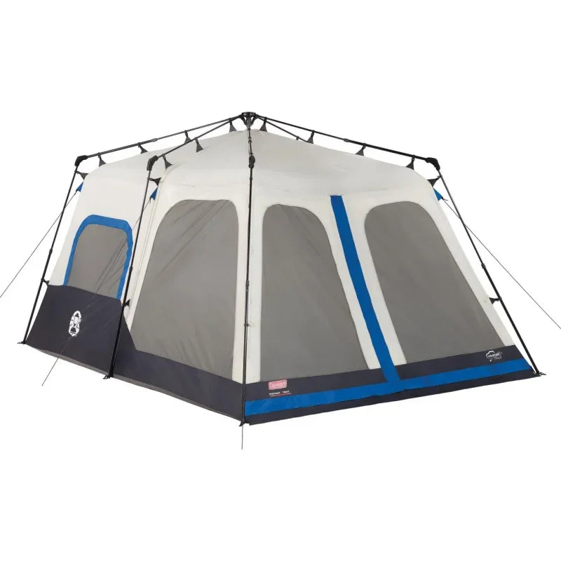 Coleman Camping Tent w/Instant Setup, 4/6/8/10 Person / WeatherTec Technology, Double-Thick Fabric