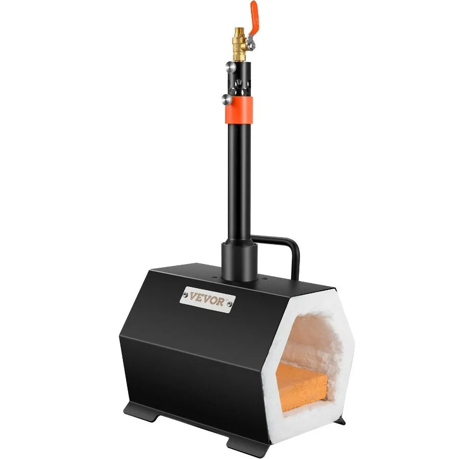 Propane Forge Portable Single Burner Tool and Knife Making Large Capacity Blacksmith Farrier Forges