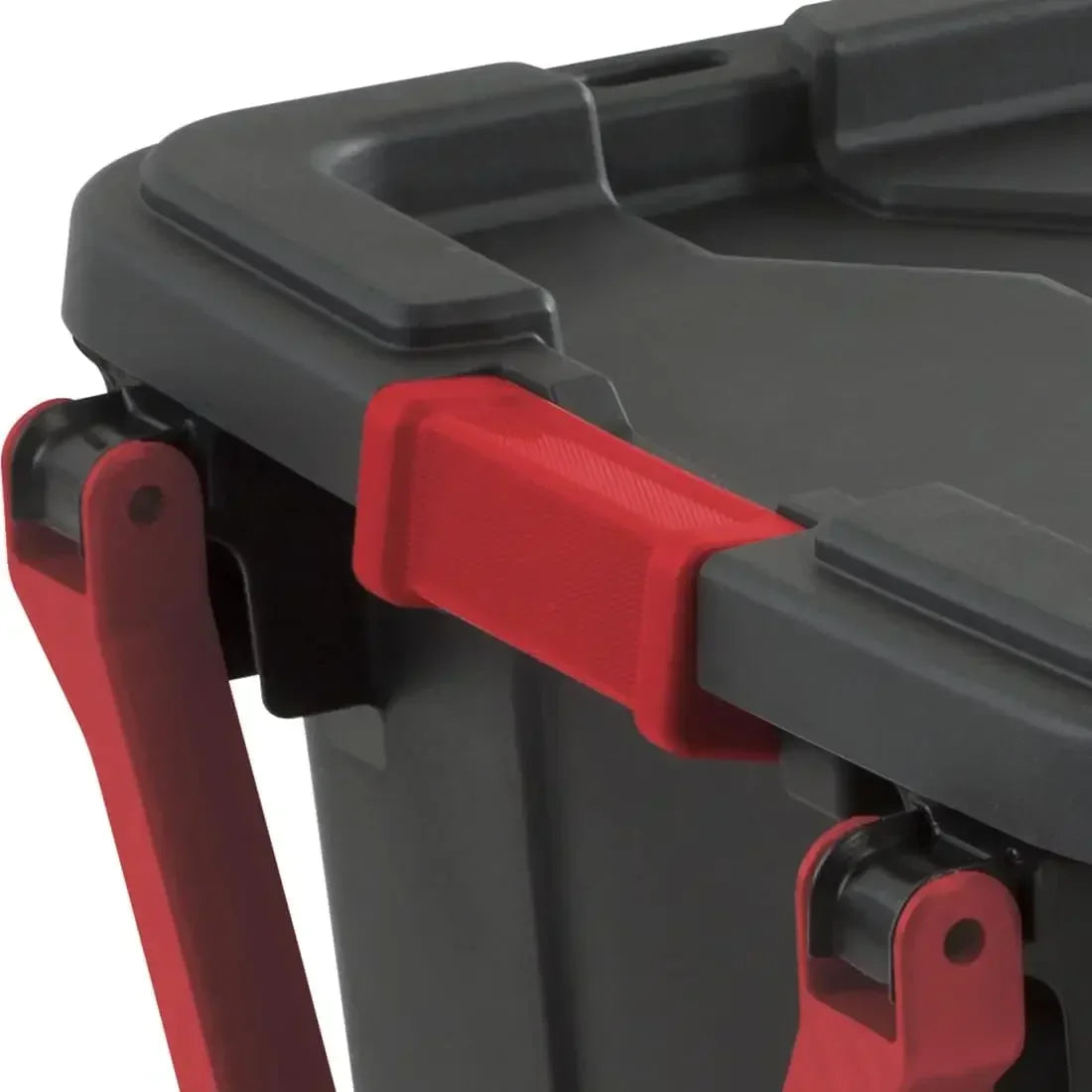 40 Gallon Lidded Home Storage Bins, Durable Stackable Industrial Storage Containers Tote