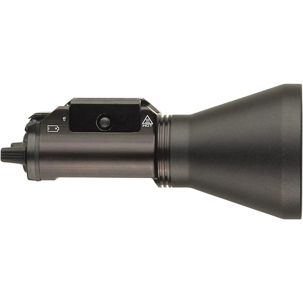 1000-Lumen Tactical Light W/Standard Switch Flashlight Black Airsoft Accessory Sports Entertainment