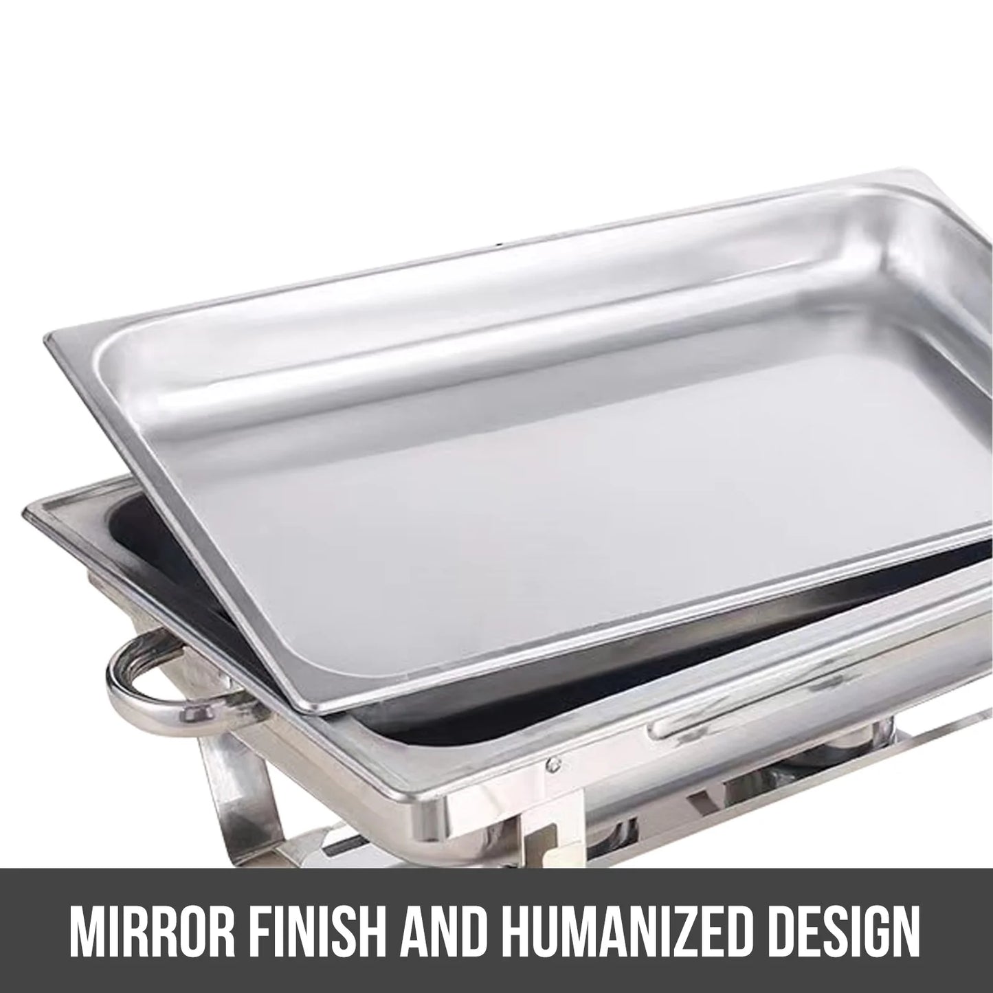 Chafing Dish Buffet Set 8QT Electric Stainless Steel 2/4/6Pack Full Size Pans Food Warmer Chafing