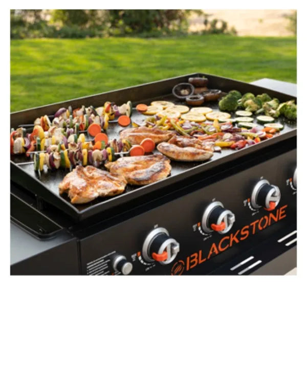 BLACKSTONE 36 Inch Gas Griddle, 4 Burner Flat Top, Propane Fuelled Restaurant Professional 36”