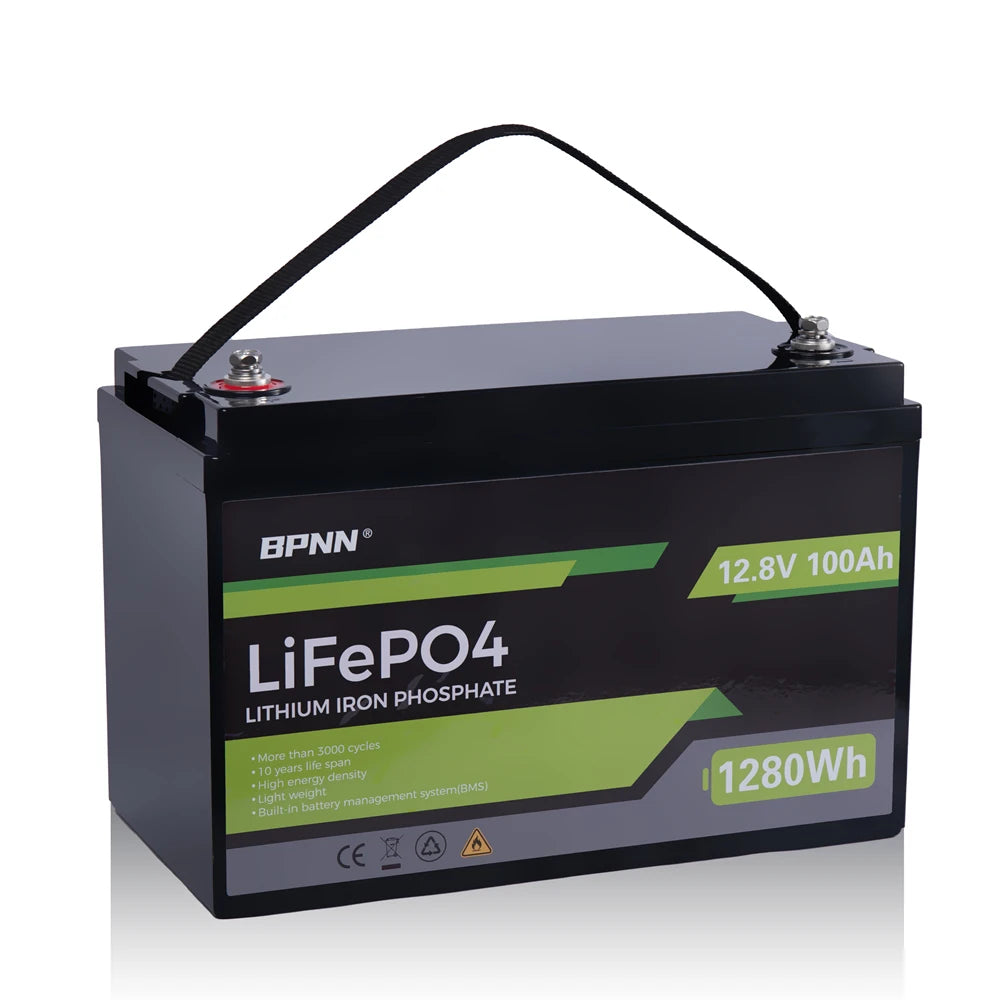 12V 200Ah 100Ah 50AH LiFePO4 Battery with BMS Lithium Iron Phosphate Batteries Pack for Solar Boat Golf Cart Wind Solar Energy