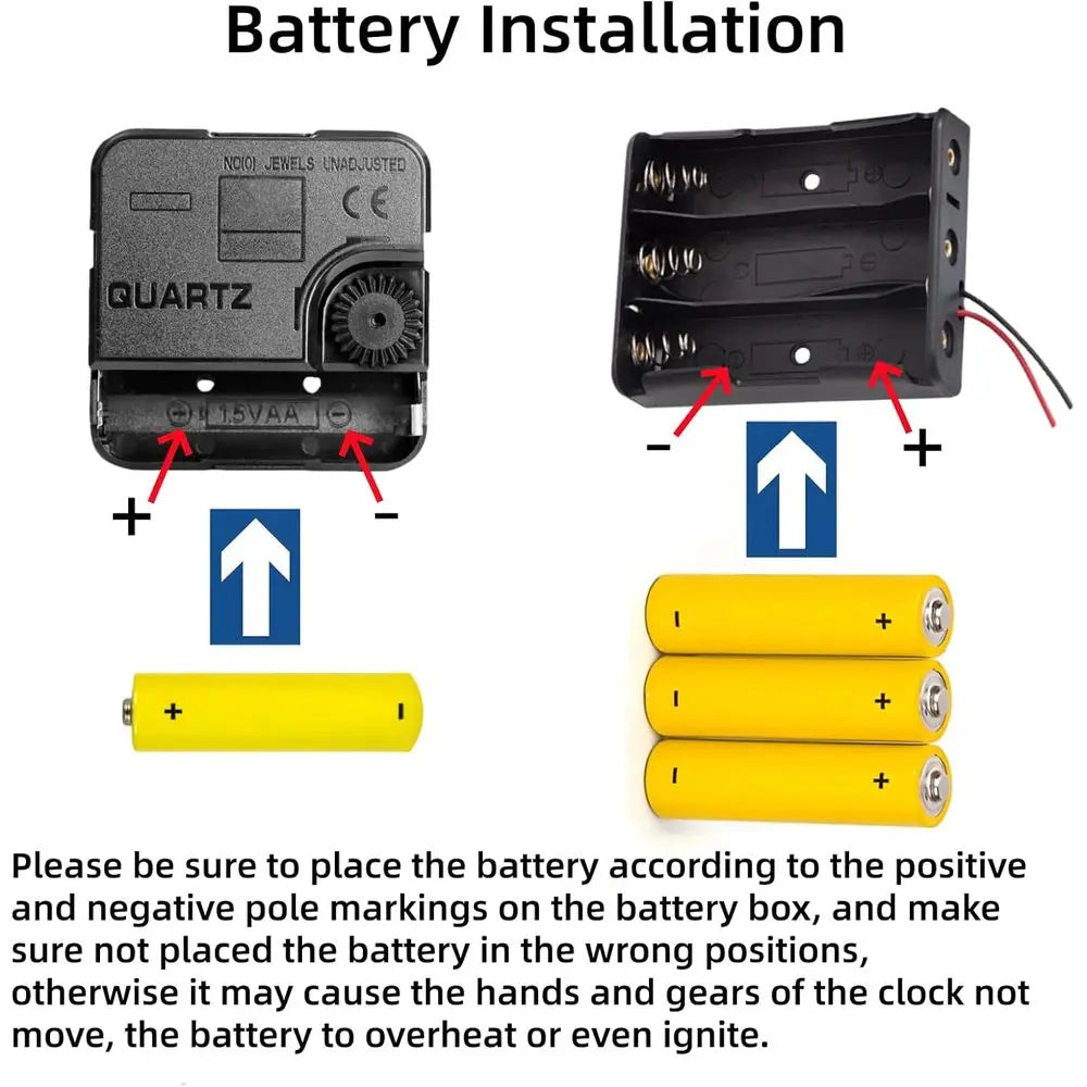 Vintage Gear Wall Clock, Battery-Powered Antique Steampunk Metal Timepiece (Black, 18)