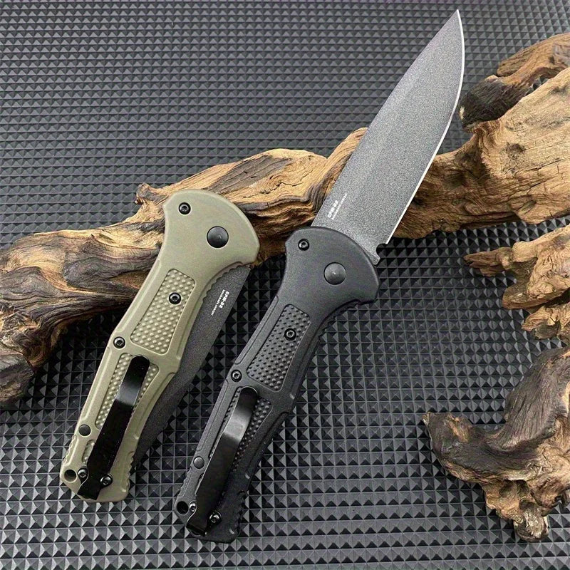 BENCHMADE BM 9070 Folding Pocket Knife Drop Point Plain Blade Grivory Handle