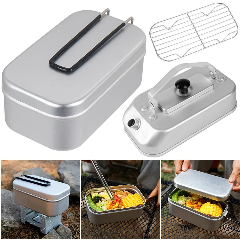 Lunch Box Camping Tableware Tourist Modern Minimalist Design Container for Dining Out - My Store